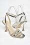 S569812534 Silver Mirror Women's Evening Dress Shoes - 6