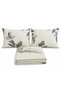 Printed Pique Set Double Azalea Cream-Green - 3