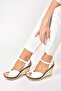 White Wedge Heeled Women's Shoes M674040409