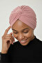 Cross Pleated Band Lined Powder Ready Turban Hijab Pool Cap Suitable for Medical Use - 2