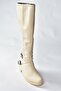 Beige Short Heeled Women's Boots E726203409 - 4