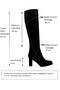 Beige Short Heeled Women's Boots L882870409 - 6