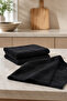 (3 Pieces) Diamond Series Special Black Color Microfiber General Cleaning Cloth 40*40 Cm - 2