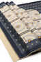 Navy Blue Velvet Rug Prayer Rug - 3