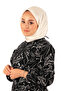 Ecru Solid Color Sura Silk Scarf - 2