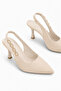 Nola Women's Pointed Toe Open Back Thin Heeled Shoes 1122 - 3