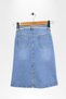 Girl's Lace-Up Midi Length Denim Skirt - 3