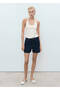 Halter Neckline Top Metal Appliques - 2