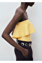 Maxi Flounced Strapless Blouse - 6