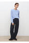 Thin knitwear round neck sweater - 2