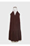 V-neck cotton dress - 3