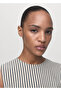 Striped Blouse with Buttons - 6