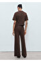 Straight Cut Cotton Trousers - 4