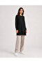 Black Chiffon Long Sleeve Pleated Underwear - 877 - 2