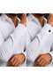 Slim Fit Flexible and Breathable Fabric Casual Classic Stylish Men's White Shirt - 6