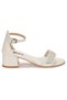 Elinor Cracked Daily Girl's 3 cm Heeled Sandals Evening Dress Shoes - 4