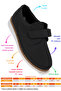 Circum Nubuck Velcro Boys School Circumcision Shoes - 2