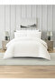 Solid 6-Pc Duvet Cover Set, King Size 220×240cm, Brushed Microfiber, Printed Shams, (Without Filler)