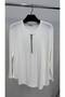 Women's Half Zipper Detailed Plus Size Blouse 1387-23 - 4