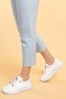 Inside and Outside Genuine Leather Faylon Sole Lightweight Sports Shoes Es.110 White - 3