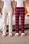 100% Cotton Combed Single Jersey Double Set of 2 Women's Pajama Bottoms