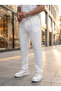 Men's Summer Comfortable Fit Linen Trousers with Elastic Waist - 3
