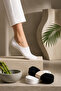 Women's Bamboo Sneaker Socks 6-Pack – Seamless Toe, Breathable Soft Casual Socks – White - 3