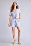 A-Line Gingham Pocket Regular Waist Shorts F2867Ax25Hs - 2