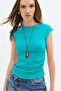 Gathered Basic Blouse - 4