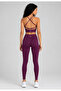 Women's Seamless Sports Bra with Back Detail and Support - Push up Gathering Seamless Leggings Set 1800t - 4