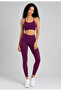 Women's Seamless Sports Bra with Back Detail and Support - Push up Gathering Seamless Leggings Set 1800t - 6