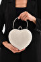 Women's Heart Pearl Bag Evening Dress Bag
