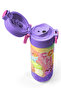 Kids Milka Ice Cream Patterned Thermos with Straw and Direct Drinking Steel Thermos 500 ml 38136 - 3