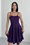Princess Model Strap Purple Dress - 3