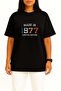Oversized Made in 1977 Limited Edition Chest Design Unisex T-Shirt - 2