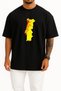 Oversized Portugal Iberian Peninsula Chest B Printed Unisex T-Shirt