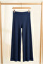 Comfortable Fit High Waist Wide-Leg Viscose Mix Women's Trousers - 6