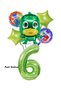 Pjmasks Lizard Child 6 Year Old Birthday Balloon Set Pijamaskeliler Lizard Child Theme Balloon Set - 4