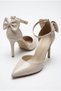 Women's Bow 🎀   Evening Dress Patent Leather Heeled 7cm Stylish Shoes