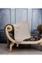 Ygt Home Knitted TV Blanket - Leg Shawl, Sofa Shawl - Beige with 10 Pom-Poms - 5