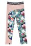 Modern Romance Flower Patterned Girl's Sports Leggings - 5