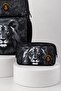 X Dekomus Licensed Leon Printed Large Size High School Bag and Pen Bag Set - 3