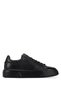 Men's Genuine Leather Black/Black Sneakers & Sports Shoes