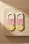Women's Rabbit Printed 3-Piece Invisible Ballerina Socks Multicolor - 3