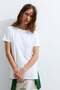 Round Neck Women's T-Shirt with Side Slits - 4