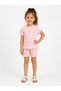 Girl's Ruffled Ribbed Camisole Summer Set