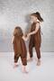 100% Organic Double Layer Muslin Girl's Shalwar Jumpsuit - 2
