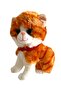 28 cm Plush Cat Toy with Sound Standing Meowing - 3