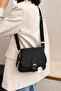 Multiple Pocket Crossbody Black Women's Shoulder Bag En24 Boy20 - 2