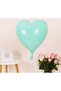 Macaron Green Heart Foil Balloon 18 Inch 45 Cm 1 Piece